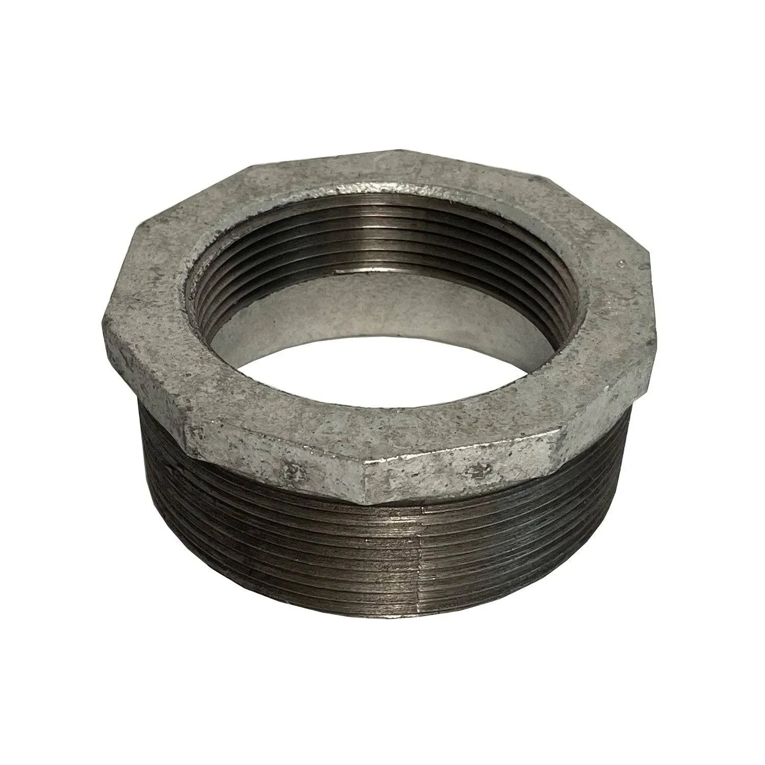 4" x 3" NPT Galvanized Reducing Bushing | PRM Fittings