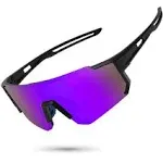 STORYCOAST Polarized Sports Sunglasses for Men Women,Driving Fishing Cycling Mountain Bike Sunglasses UV400 Protection