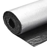 Uxcell Insulation Sheet Self-Adhesive Embossed Aluminum Foil Waterproof Heat Resistant Thermal Barrier for Roof Wall Duct Pipe Rubber Foam |