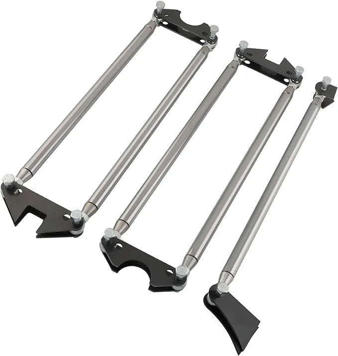 Waverspeed Parallel 4-Link Suspension Kit, Universal Weld-On 24" Steel Bars for Rat Rod Hot Rod Truck Classic Car