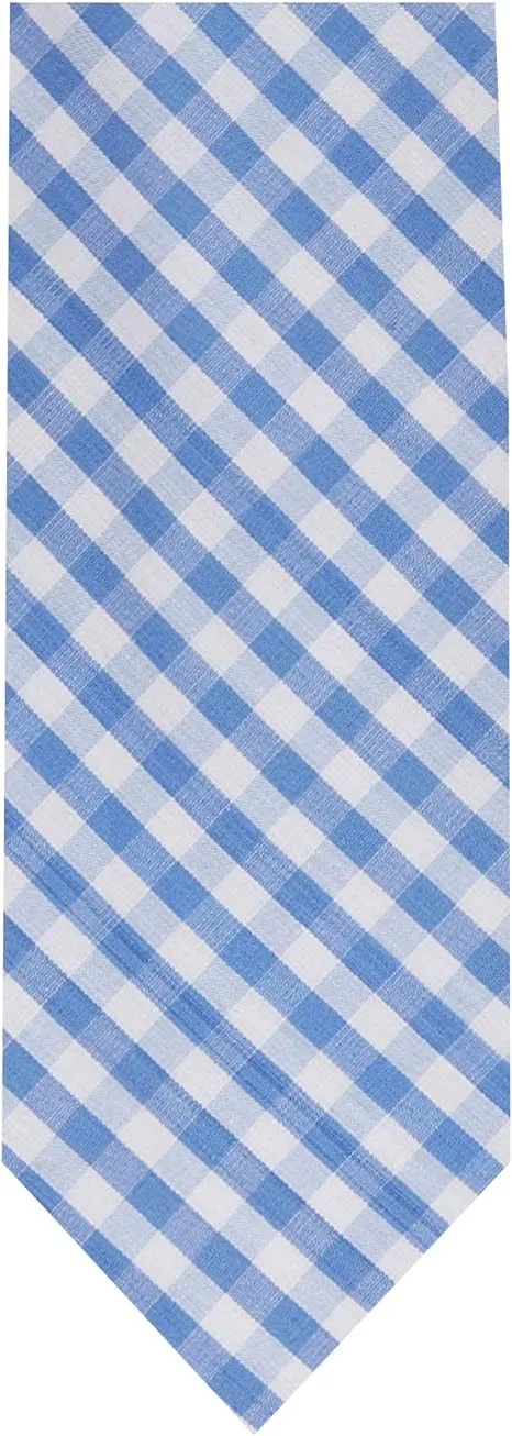 Jacob Alexander Boys' Prep Gingham Checkered Pattern Neck Tie