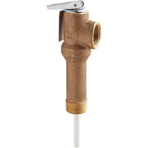 Watts Temperature and Pressure Relief Valve LLL100XL 3/4" MNPT Bronze 0066440