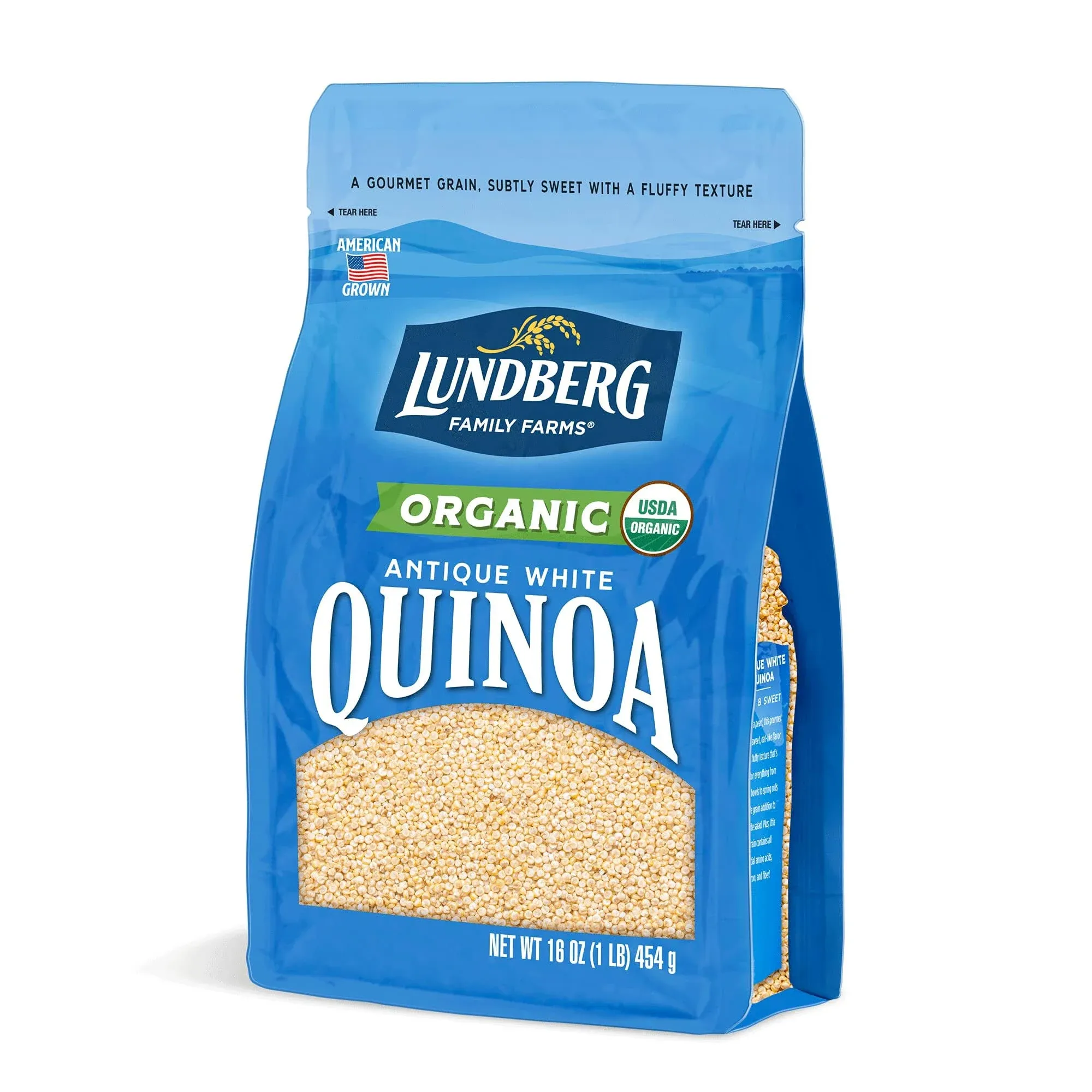 Lundberg Family Farms - Organic Quinoa Antique White, 9 Essential Amino Acids ...