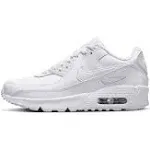 Nike Big Kids& Air Max 90 Shoes - White