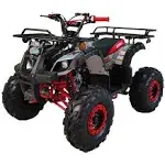 X-PRO 125cc ATV 4 Wheels Quad 125 ATV Quads with LED Lights, Big 19"/18" Tires!(Camo, Factory Package)