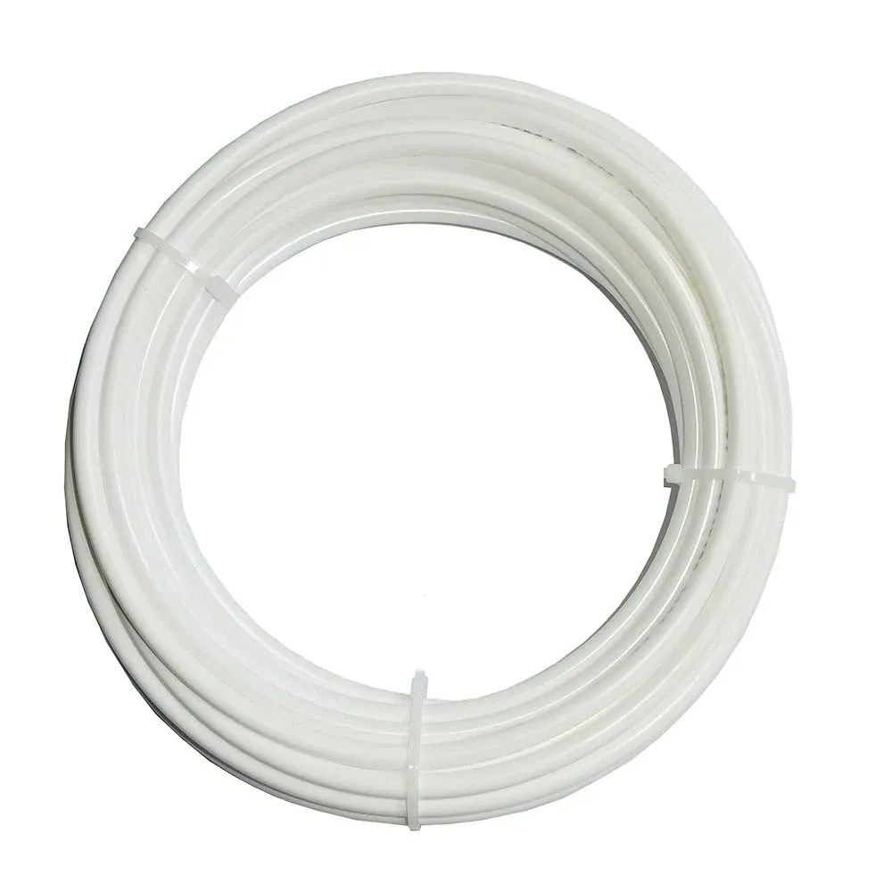 Malida Size 1/4 Inch, 30 Meters 100 feet Length RO water Tubing Hose Pipe for RO Water purifiers System (white)