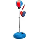 Height Adjustable Freestanding Punching Bag for Kids - Boxing Set With Gloves...