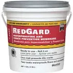 Custom Bldg Products LQWAF1-2 Redgard Waterproofing, 1 Gal