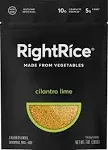 RightRice Cilantro Lime Vegetable. Rice Made from Vegetables, 7 Oz (Pack of 6)