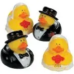 Set of 12 WEDDING Rubber Duckies/DUCKS BRIDE & GROOM/Marriage