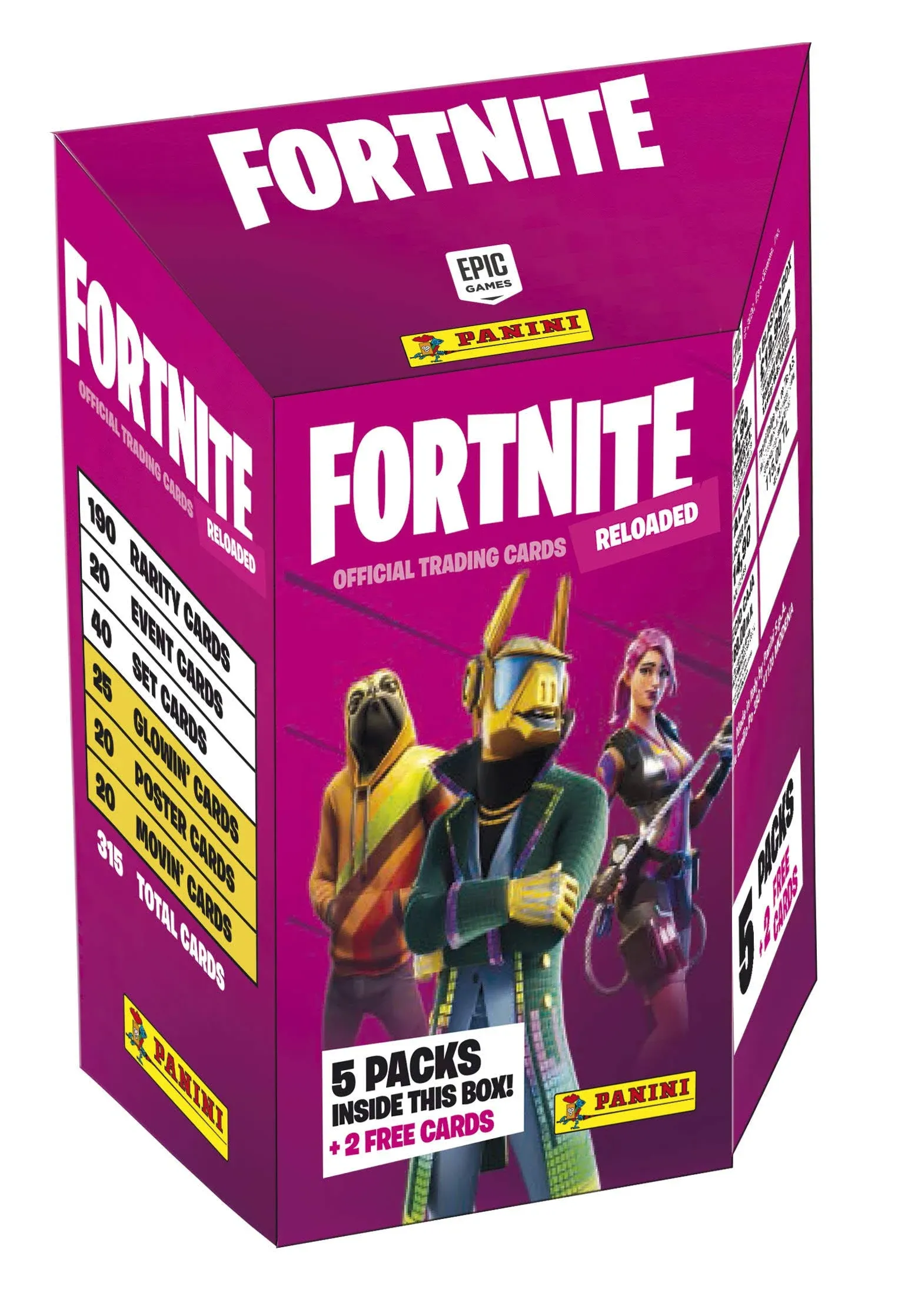 Panini FTCG2BB Fortnite Reloaded Trading Card Collection Blaster Box