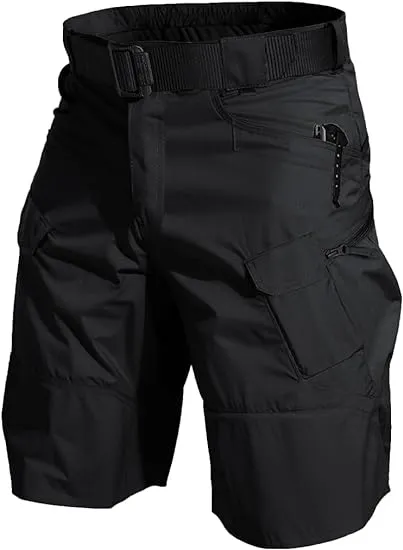 AUTIWITUA Men's Waterproof Tactical Shorts Outdoor Cargo Shorts, Lightweight Quick Dry Breathable Hiking Fishing Cargo Shorts