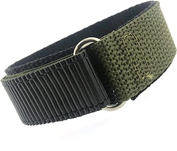 Watch Band Nylon One Piece Wrap Sport Strap Military Adjustable Velcro 16 Millimeter