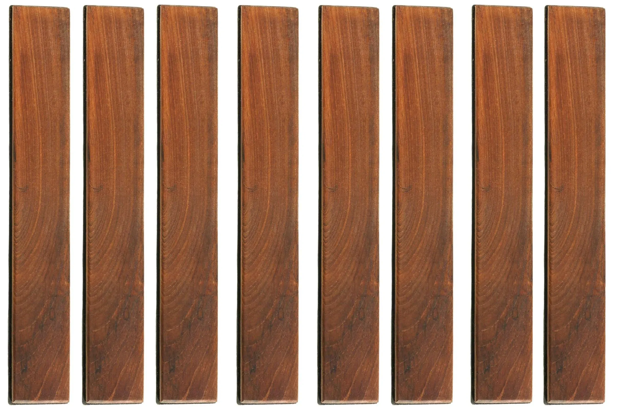 Barewf2012 Ez Loop Ends Side Trim Piece Interlocking Flooring In Solid Teak Wood