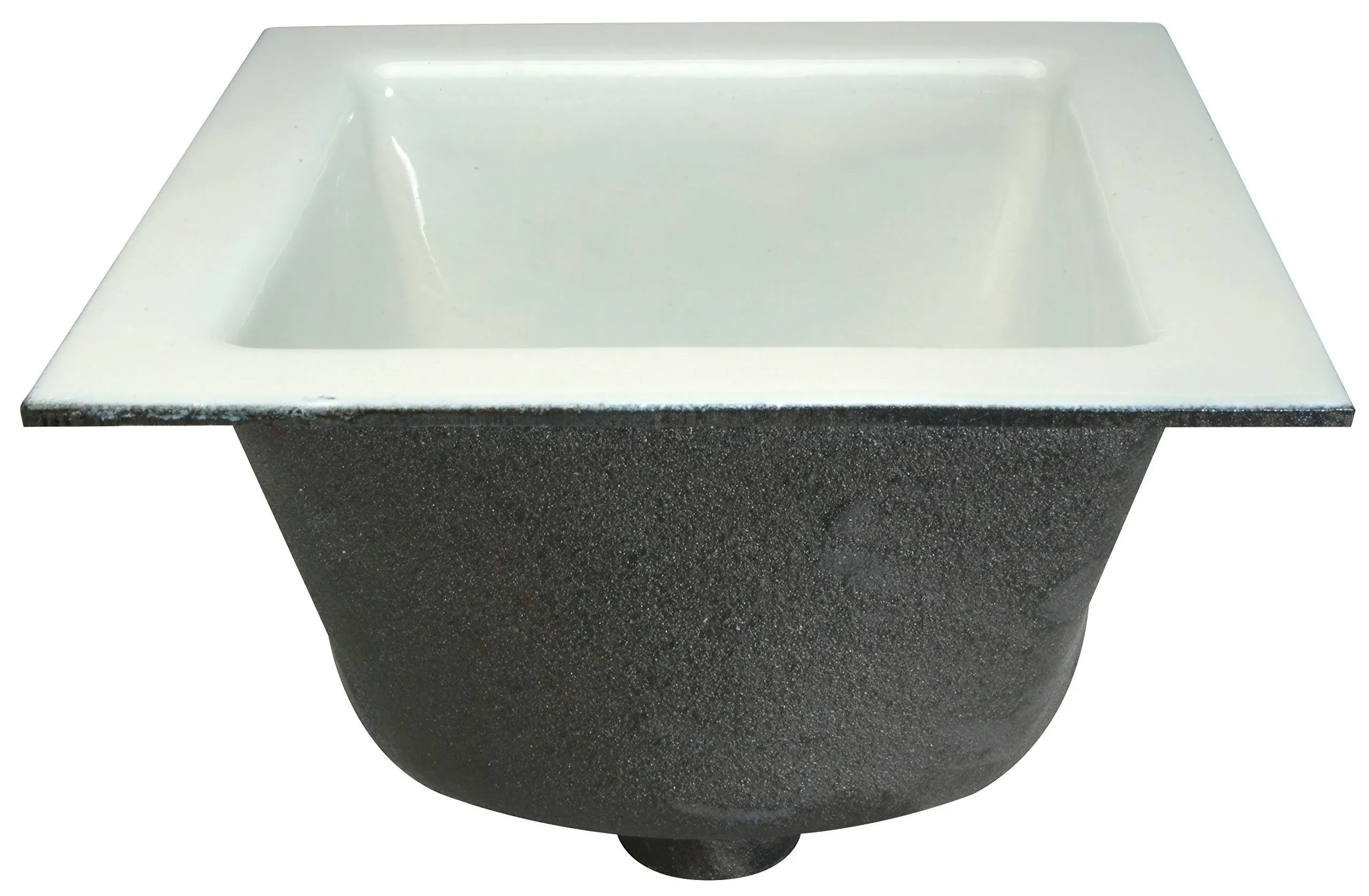 Zurn Elkay FD2375-NH3 12" x 12" Cast Iron Floor Sink with 3" No-Hub Connection and 6" Sump Depth