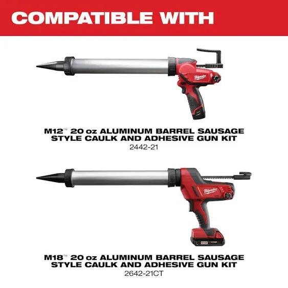 Milwaukee M12 Sausage Caulk Gun Kit