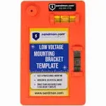 Low Voltage Mounting Bracket Template (Template - Single)