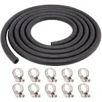 Fuel Line 3/8 Inch ID NBR Fuel Line Hose 10 Feet 6AN Push on Hose 5/8 Inch OD...