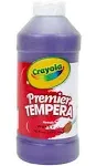 Crayola Premier Tempera Paint For Kids - Yellow (16oz), Kids Classroom Supplies, Great For Arts & Crafts, Non Toxic, Easy Squeeze Bottle