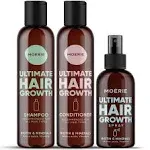 Moerie Mineral Shampoo and Conditioner Plus Hair Growth Spray Set – Ultimate Hair Care Pack – for Longer, Thicker, Fulle