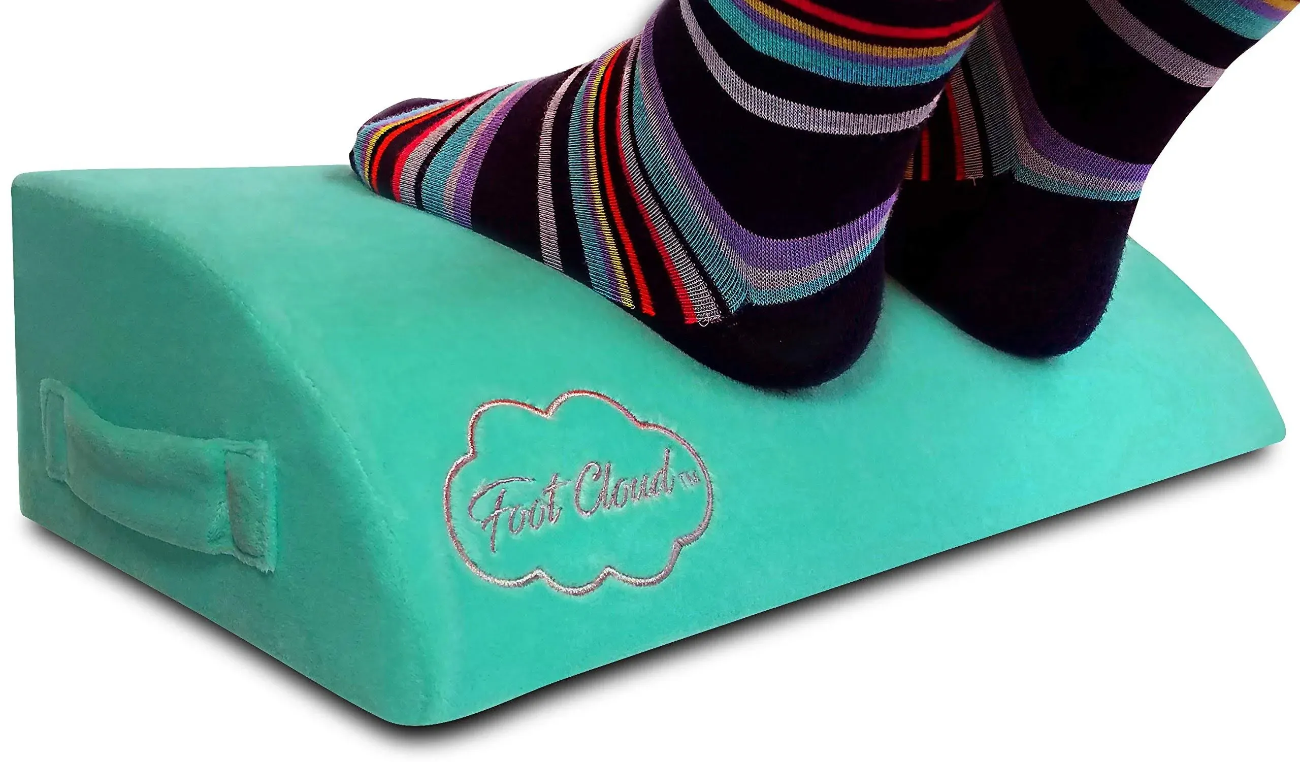 Foot Cloud Ergonomic Foam Foot Rest. The Amazing Ergonomic Foam Desk Foot Rest, Office Foot Rest, Under Desk Foot Rest - Like Your Feet are Floating on a Cloud!