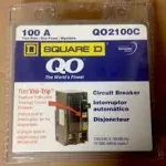 QO2100 - Square D - 100 Amp Circuit Breaker