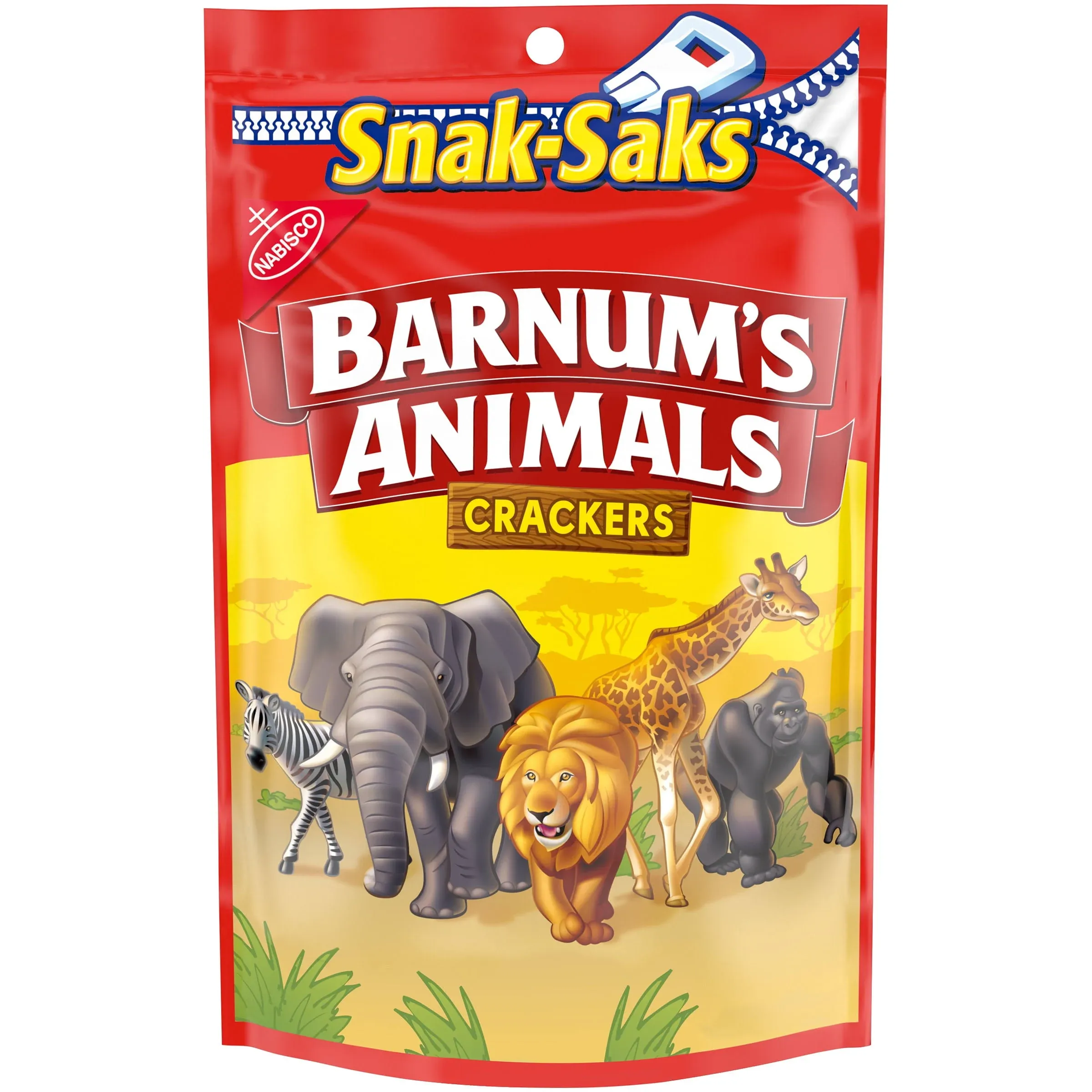 Barnum's Original Animal Crackers, 12 - 8 oz Snak-Saks