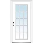 National Door Company Z000371R Fiberglass Smooth Primed, Right Hand in-Swing ...