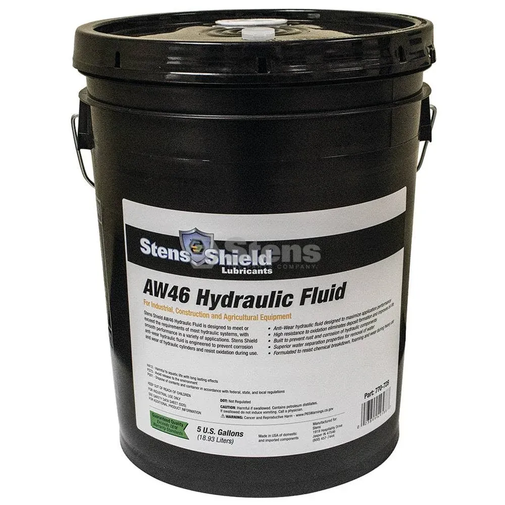 Stens 770-728 Shield Hydraulic Fluid AW46 5 Gallon Pail