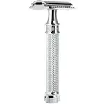 Muhle Traditional Twist Safety Razor Closed Comb Everyday Use Chrome Plated