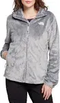 The North Face Tech Osito Womens Meld Gray Full Zip Fleece Winter Jacket Size S