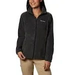 Women&#039;s Columbia Benton Springs Polar Fleece Jacket, 1X Gray New With Tags