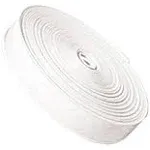 RV Designer E461, Heavy Duty Vinyl Insert Trim, 1 inch Wide, 100 foot Roll, White