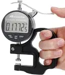 Digital Thickness Gauge 0.001Mm/0.0000<wbr/>5&#034; | 0-12.7Mm/0.5&#034; Electronic Micrometer T