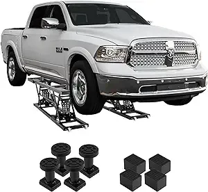 VEVOR Car Lift 7,000 LBS Capacity Portable Car Lift with Extended-length Plates