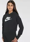 Nike Girl's Sportswear Club Fleece Crop Hoodie (Little Kids/Big Kids)