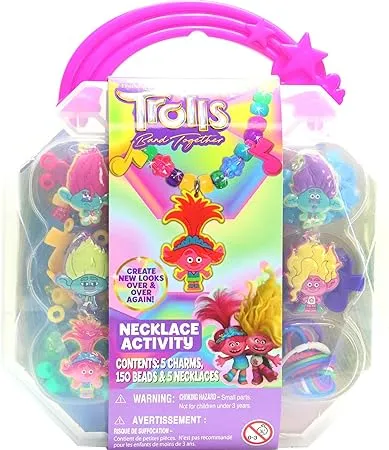 Trolls Necklace Activity Set