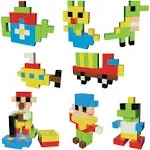 Picasso Cubes Kids Pixel 1” Magnetic Puzzle Cube 102 Piece Mix & Match with FREE Idea Book Sensory Toys STEAM Education Learning Building Block Magnets Construction ToySet Stacking Magnet Creative Kit