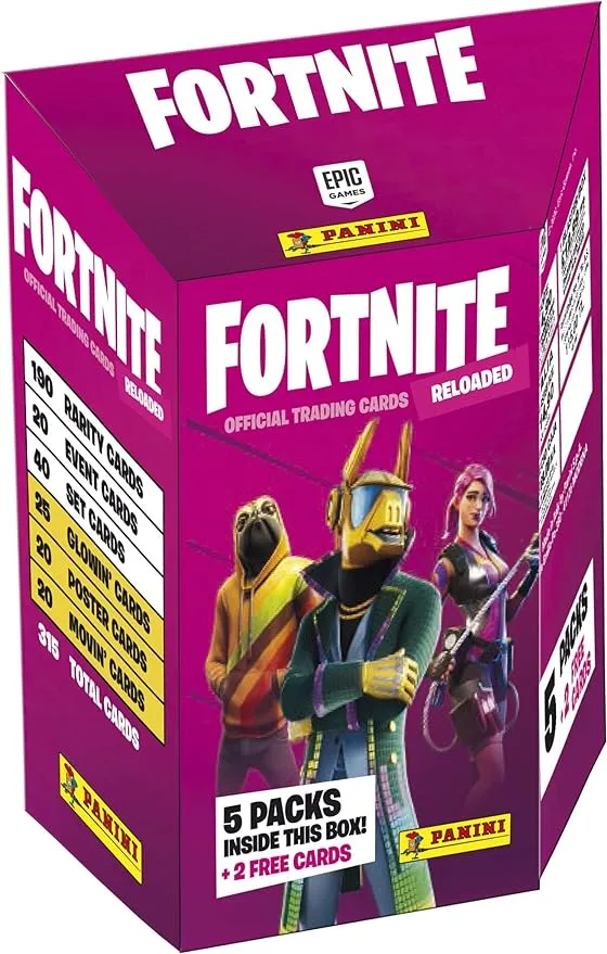 Panini FTCG2BB Fortnite Reloaded Trading Card Collection Blaster Box