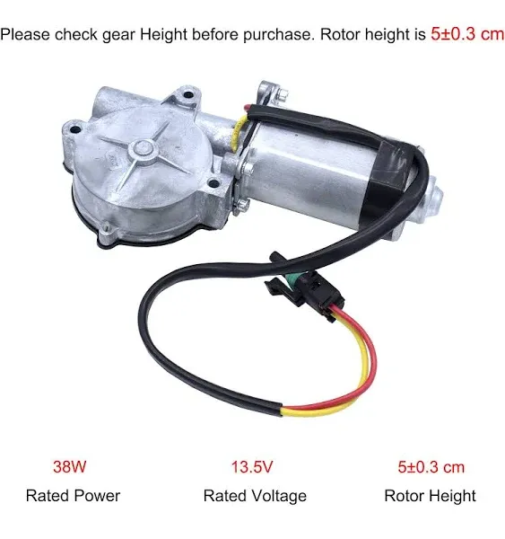 300-1406 RV Step Motor Entry Step Motor Replacement Fit for RV Coach Motorhome and Transport Vehicles Replace OE # 369506 1820124 SP-1636669 Motor