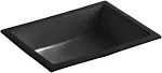 Kohler 2882-7 Verticyl Rectangle Undermount Bathroom Sink - Black Black