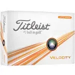 Titleist Velocity Golf Balls 2024 - Matte Orange