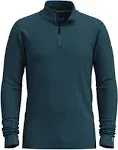 Smartwool Classic All-Season Merino 1/4-Zip Base Layer - Men's Twilight Blue, XL