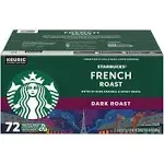 72 ct. K-Cups Starbucks French Roast Coffee Keurig , Caramel &amp; Sweet,