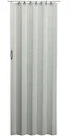 via 36 in. x 80 in. white vinyl accordion door with hardware