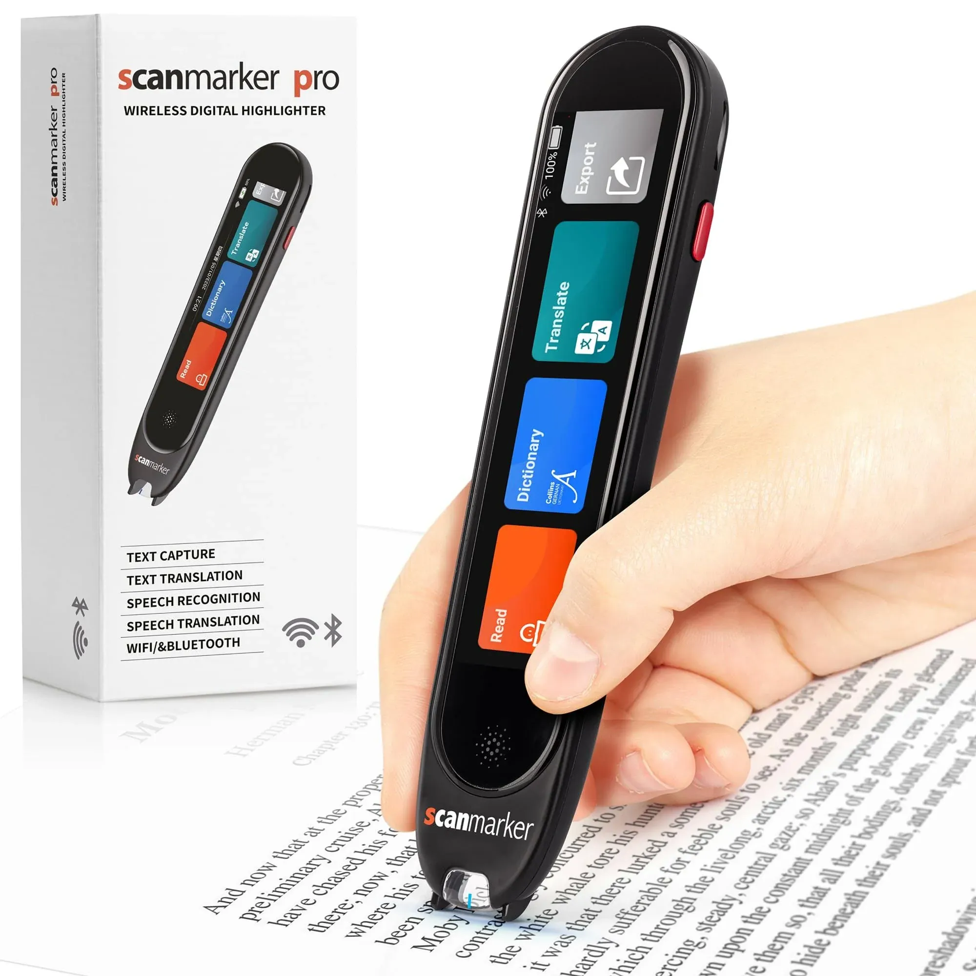 Scanmarker Pro | Standalone-Lesestift und Übersetzer | Hilfsmittel für Legasthenie, Lernschwierigkeiten und Sprachlerner