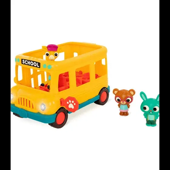 B. toys- Bonnie's School Bus-Musical School Bus – Toy School Bus & Characters – Lights & Sounds – Toy Vehicle for Toddlers, Kids – 18 Months +