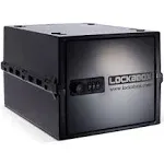 Lockabox One™ | Compact and Hygienic Lockable Storage Box for Food, Medicines, Tech and Home Safety | One Size 12 x 8 x 6.6 inches externally (Crystal)