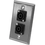 Seismic Audio SA-PLATE10 Stainless Steel Wall Plate