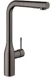 Grohe 30271A00 Essence New Single Handle Pull Out Dual Spray Kitchen Faucet Hard Graphite